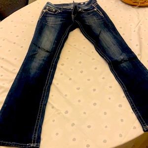 Miss me blue jeans. Extra long. 35 length